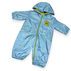 日本製【美品】CUTESTY フード付きジャンプスーツ 【70】水色