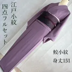 C-38 2点セット単衣 刺繍一つ紋入り 色無地 袋帯 - メルカリ