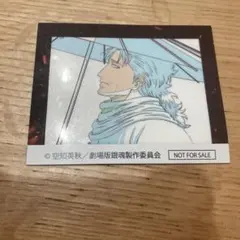 銀魂　入場者特典　吉原大炎上　アニメ原画ステッカー　阿伏兎