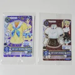 霧矢あおい 藤堂ユリカ アイカツ セブンコラボ 復刻カード 2枚セット