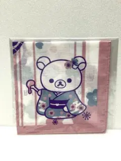 新品未使用✨リラックマ 着物デザイン ハンカチ 30cm×30cm