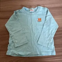 ミキハウス 水色 長袖Tシャツ 90