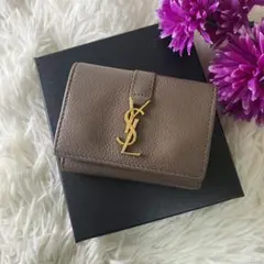 SAINT LAURENT オリガミ タイニー 折り財布 カサンドラ