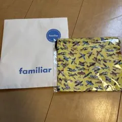 familiar ファミリア×リバティ巾着　イエロー　飛行機のサムネイル
