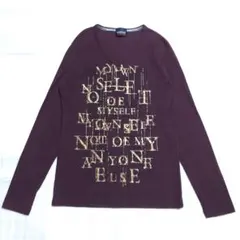 美品 NICOLE ニコル y2k Vネック Tシャツ 46(M) 長袖 ロンT
