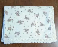 花柄 レース縁 テーブルクロス