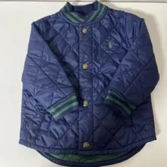 Ralph Lauren ネイビー キルティングジャケット 12M