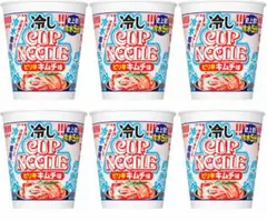 日清 冷しカップヌードル ピリ辛キムチ 6個セットのサムネイル