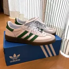 adidas spezial ホワイト/グリーン スニーカー 25cm