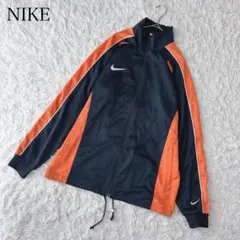 【L】NIKE ナイキ　トラックジャケット　刺繡ロゴ　メンズ　ヴィンテージのサムネイル