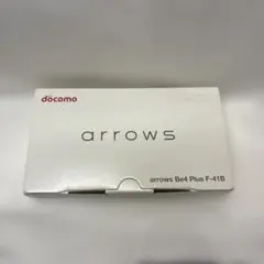 【新品未使用品】 SIMフリー arrows Be4 Plus F-41B 黒