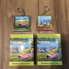 ポケモンセンターカガワ アクリルキーホルダー　 ヤドン　コダック　ピカチュウ