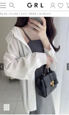 【GRK】ルーズサイズシャツ　オフホワイト　サイズフリー　試着のみ