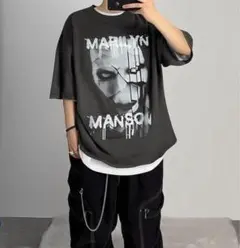 Marilyn Manson フェードTシャツ ロック　マリリンマンソン