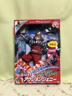 新品未開封！タカラ スーパージェニー スノーボード付ビンテージ当時物旧ロゴ