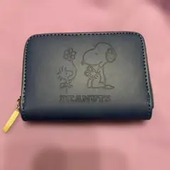 PEANUTS スヌーピー カードケース ネイビー