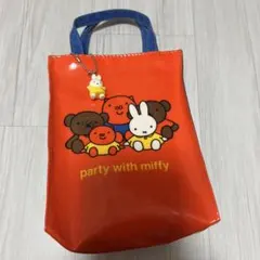 ミッフィー　ミニサイズトートバッグ　キーホルダー付きのサムネイル