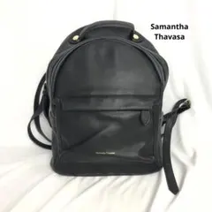 Samantha Thavasa ブラックレザーリュック・バックパック