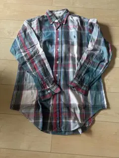 Polo by Ralph Lauren チェック柄長袖シャツ M