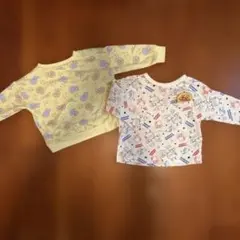 アンパンマン 長袖ロンT 長袖トレーナー　2枚　90cm ベビー服　春服