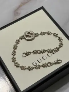 GUCCI インターロッキングG ブレスレット 481687 Ag925箱付き