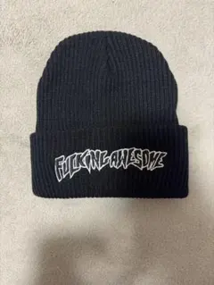 【新品】FUCKING AWESOME ニット帽 黒のサムネイル