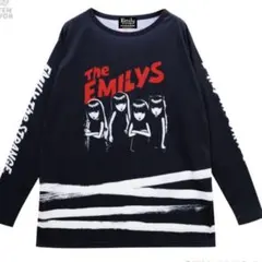 The EMILYS ロング スリーブ ビッグ カットソー BLACKのサムネイル