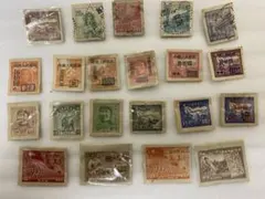 7075 外国切手 【レア】 韓国 1963~64年 新ウォン貨郵政切手 12V