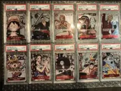 PSA10 手配書　ルフィ　シャンクス　ティーチ Yahoo!オークション - 新たなる皇帝 手配書 PSA10 連番 ルフィ シャン