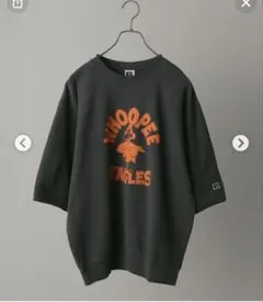 RUSSELL ATHLETIC カレッジロゴ　ハーフスリーブ スウェット