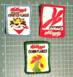 Kellogg's 刺繍パッチ 3枚セット