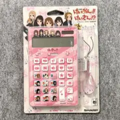 けいおん 電卓 ピンク SHARP