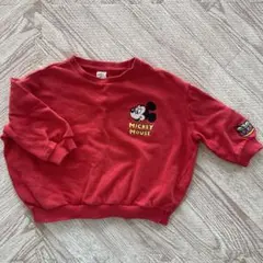 Disney ミッキトレーナー100センチ
