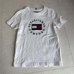 キッズ　TOMMY HILFIGER ホワイト Tシャツ 110