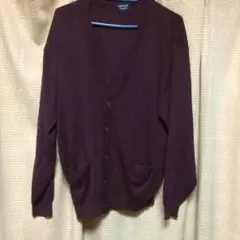 赤 カーディガン