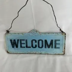 両面看板 WELCOME/CLOSED シャビーシック