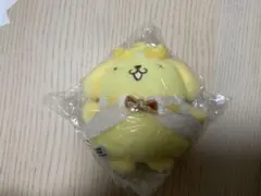 ポムポムプリン　ぬいぐるみキーホルダー　プリン