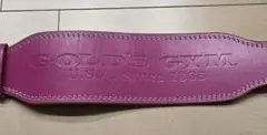 ゴールドジム トレーニングベルト レッド S - メルカリ