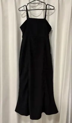 GRL マーメイドキャミワンピース ブラックai20