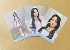 ≒JOY ニアジョイ 生写真 アマガミガール 村山結香 直筆 3種コンプ ≒JOY ニアジョイ 村山結香 4周年衣装 アマガミガール 生写真 コンプ