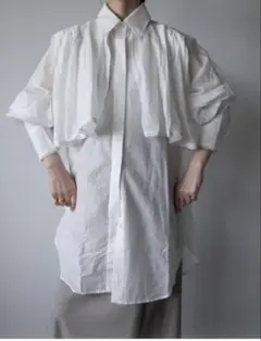crinklecrinklecrinkle yoke frill shirtsのサムネイル