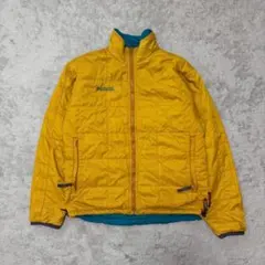 Columbia リバーシブルジャケット ドローコード 青黄 袋収納 CD74