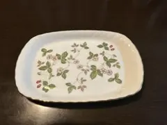 Wedgwood 花柄 長方形皿