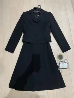 ブラックフォーマル　HYHY ブラック　ワンピーススーツ　7号　喪服