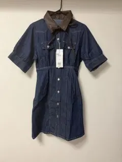 AnotherBranch olive des oliveデニム丈違いワンピース