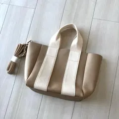 未使用 しまむら tal by yumi 型押し トート ショルダー バッグ