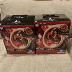 一番くじ ONE PIECE CARD GAME A賞 ルフィ フィギュア2個