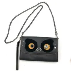 COACH コーチ ショルダーウォレット オウル フクロウ モチーフ チェーン