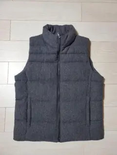 UNIQLO　グレー ダウンベスト Lサイズ