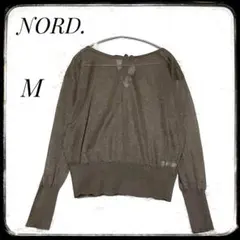 [NORD.] ラメシアー　カットソー　綺麗め　フェミニン　リボン　春　夏　薄手